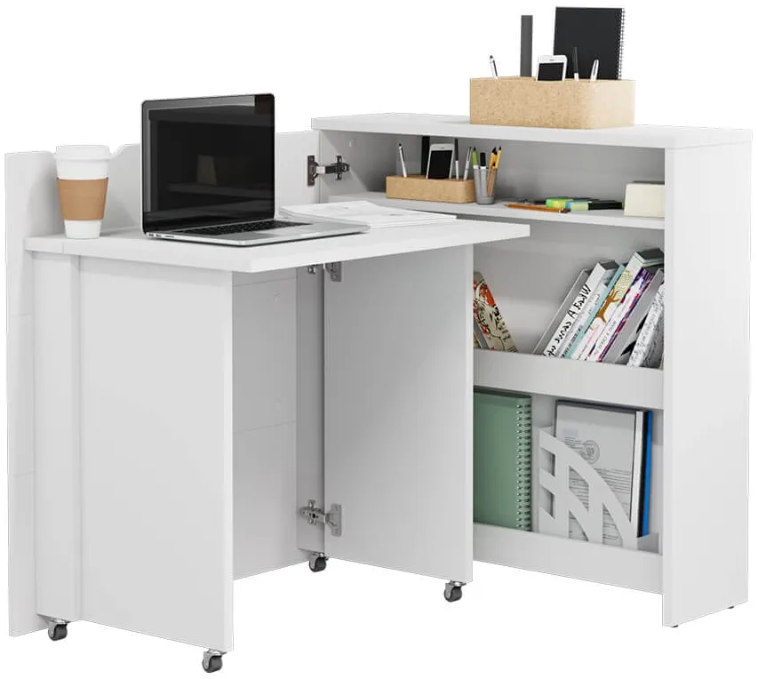 Rozkladací písací stôl ľavý Work Concept Slim