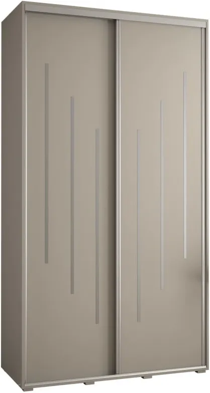 Szafa przesuwna wysoka Dakota 8 130 głębokość 60 cm wysokość 235,2 cm