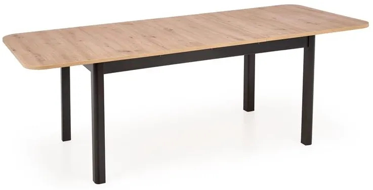 Rozkladací stôl Florian do jedálne dub artisan-čierny