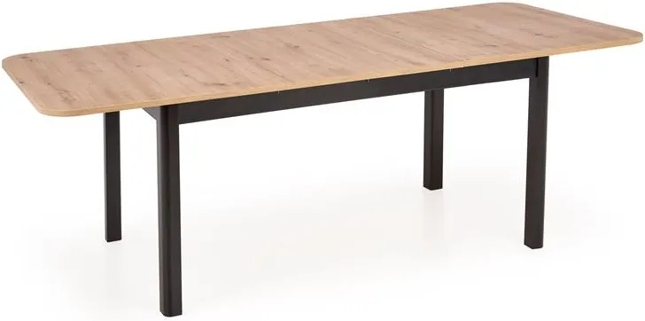 Rozkládací stůl Florian do jídelny dub artisan-černý