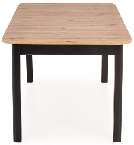 Rozkladací stôl Florian do jedálne dub artisan-čierny