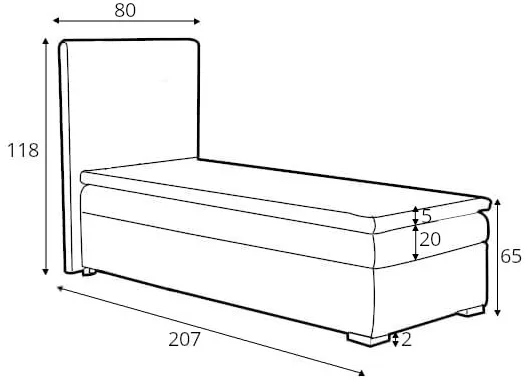 Postel boxspring 80 Daily