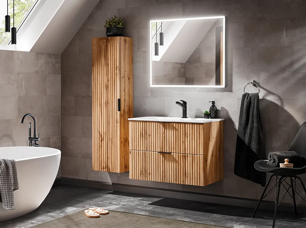 Skříňka pod umyvadlo Adel Oak 80