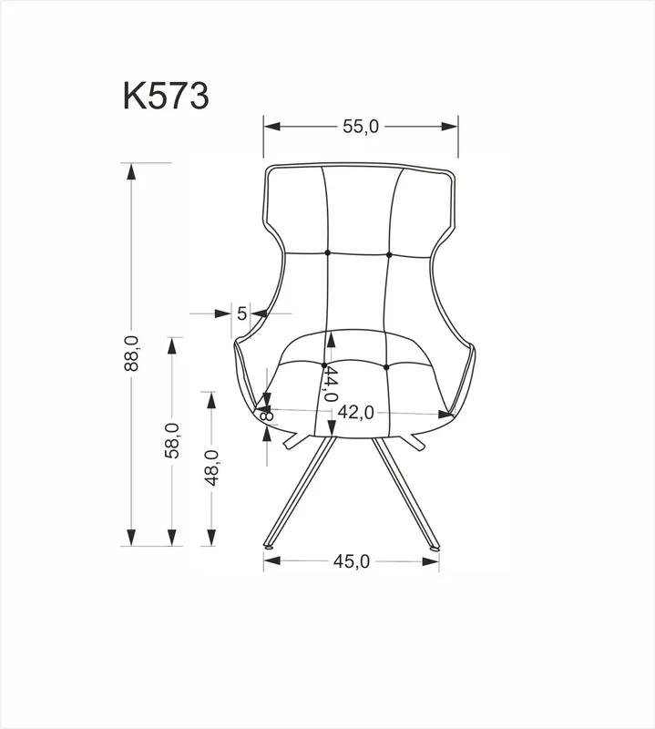 Krzesło obrotowe K573