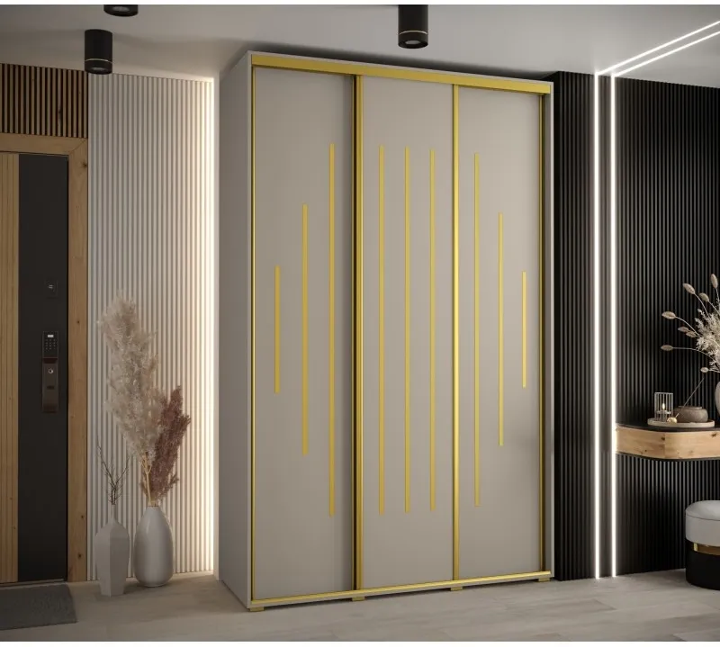 Skriňa s posuvnými dverami vysoká Dakota 12 150 hĺbka 45 cm výška 235,2 cm