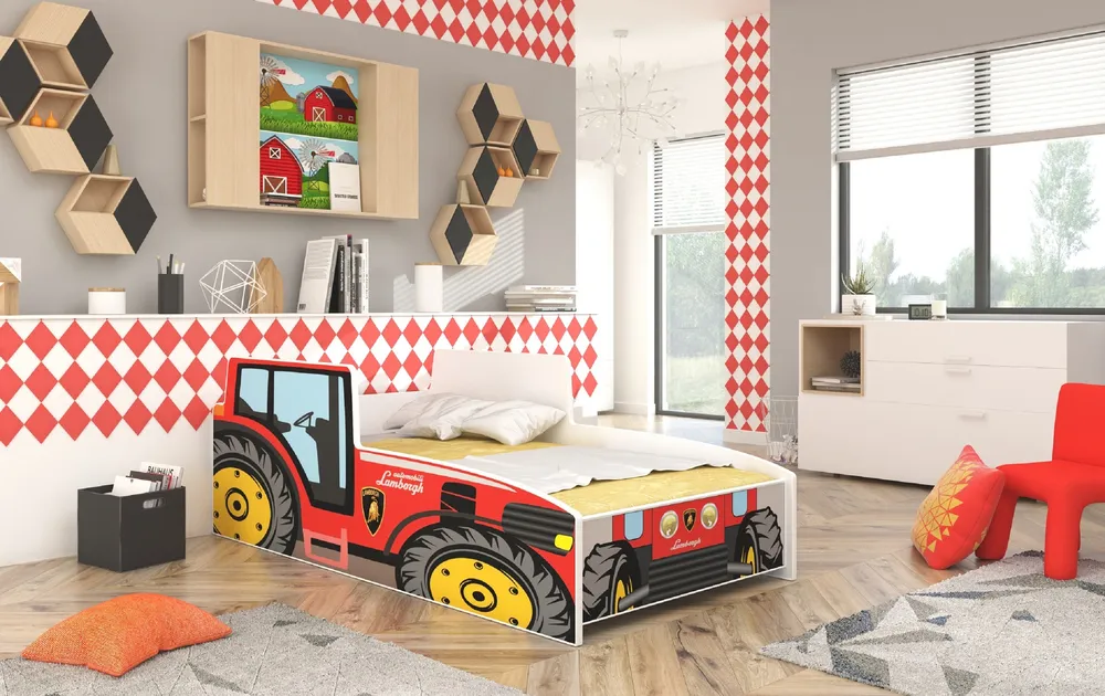 Postel s matrací Tractor 160 cm