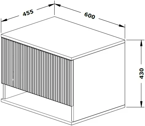 Skříňka pod umyvadlo Colos 60 cm