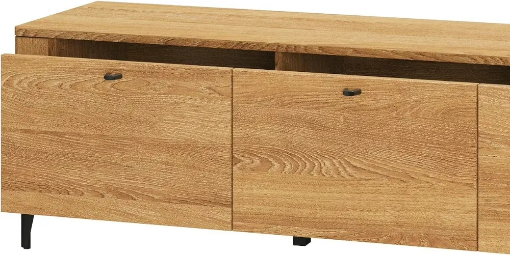 TV stolek se 3 zásuvkami do obývacího pokoje Porto