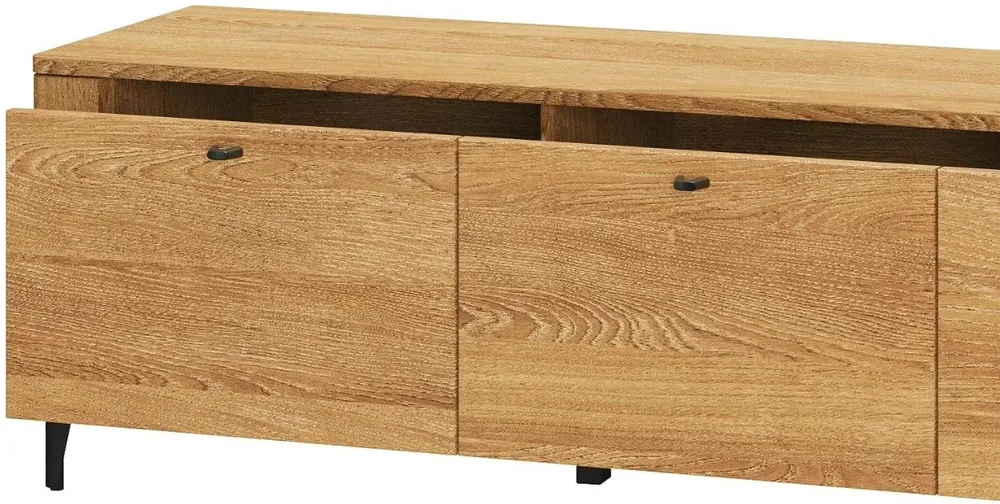 TV stolík s 3 zásuvkami do obývačky Porto