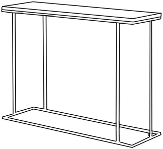 Konsola 100 Walt Solid Wood