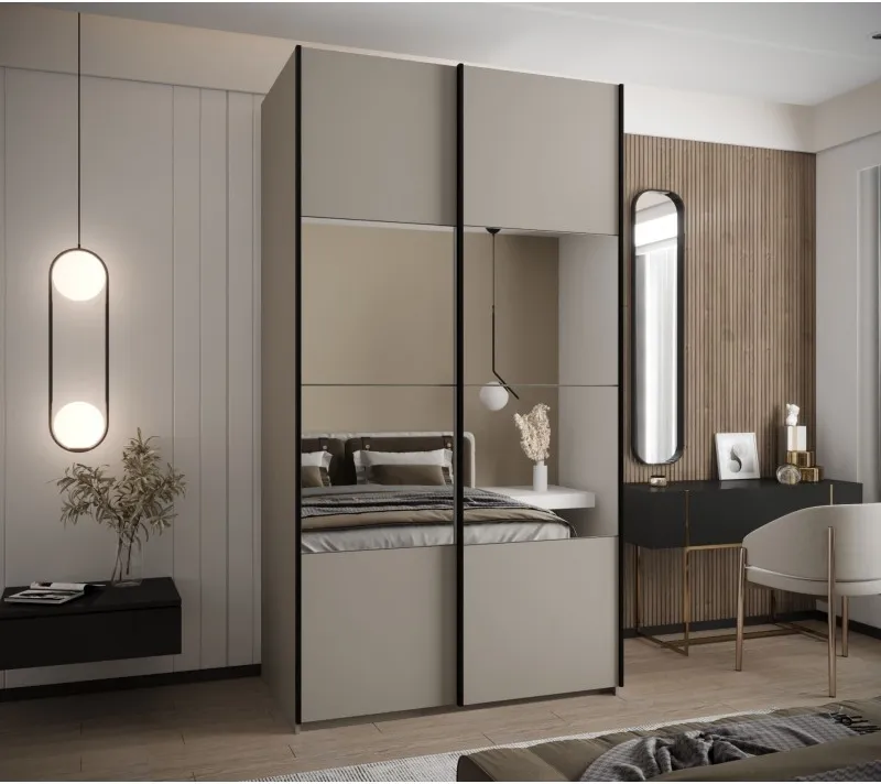 Szafa przesuwna z lustrem Lux 4 130