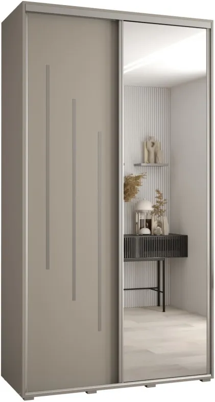 Posuvná skříň se zrcadlem Dakota 9 130 60 hloubky