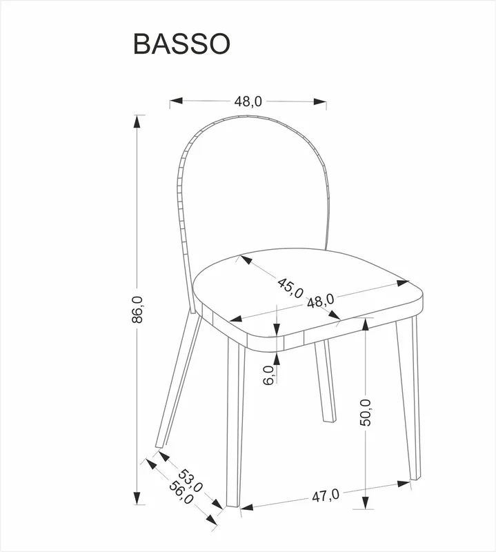 Krzesło Basso