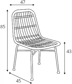 Krzesło ogrodowe K-401