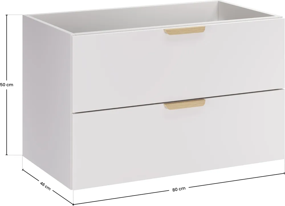 Szafka pod umywalkę Aster White