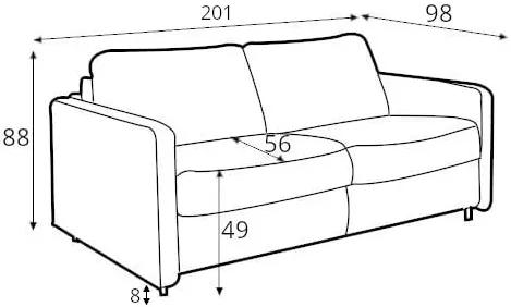 Sofa 3-osobowa Ema