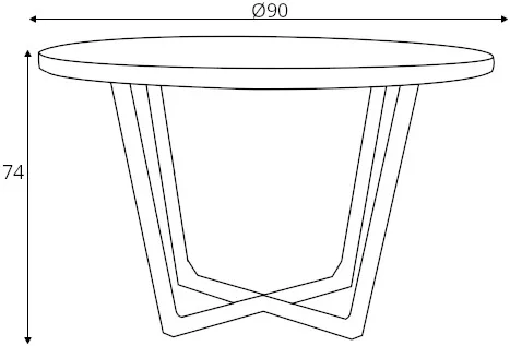 Stůl Maple Basic 90