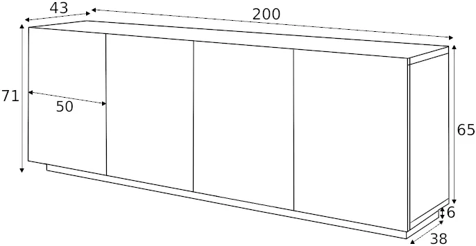 Komoda Asha 200
