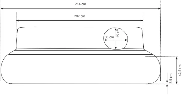 Sofa Lino z funkcją spania DL