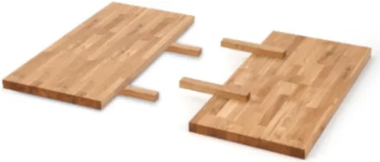 Przedłużka blatu 85x40 drewniana do stołu APEX 140