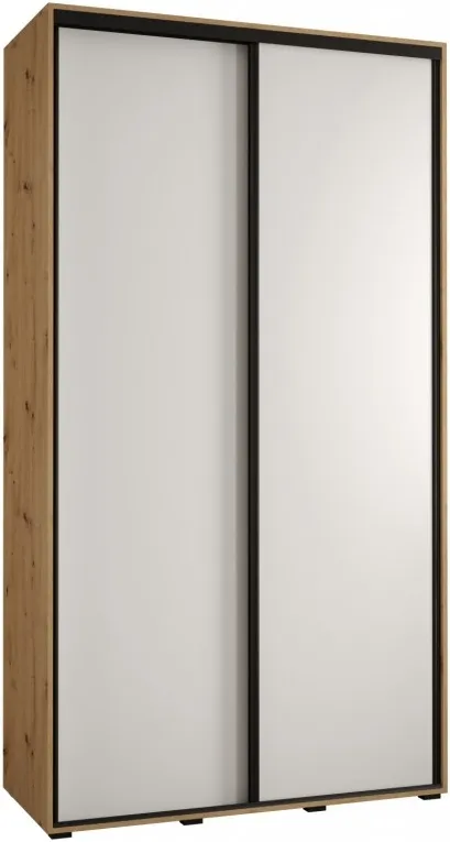 Šatní skříň s posuvnými dveřmi Davos 1 130, hloubka 45 cm
