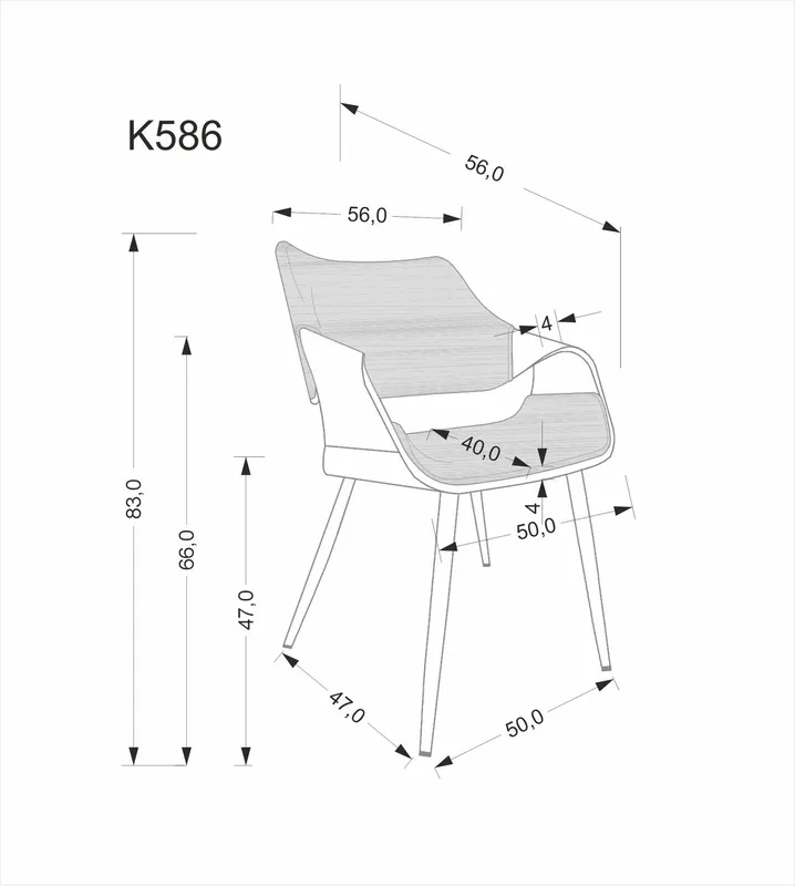 Židle K586