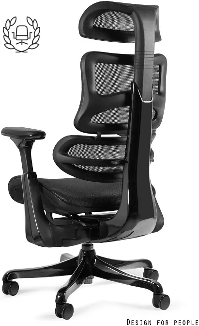 Fotel Ergothrone Black Gun