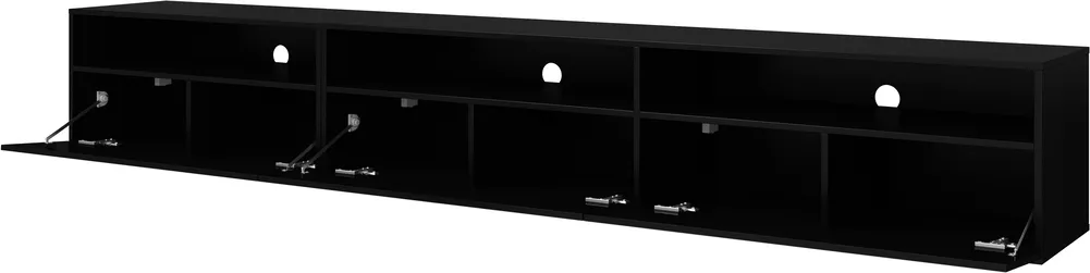 Designový TV stolek s vyklápěcími dvířky s možností zavěsení do obývacího pokoje Athens