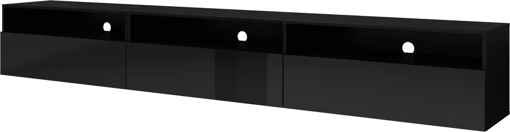 Designový TV stolek s vyklápěcími dvířky s možností zavěsení do obývacího pokoje Athens
