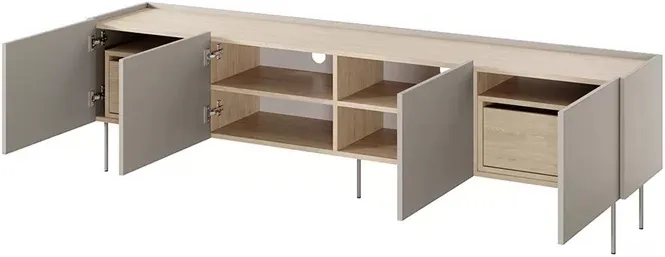 Szafka RTV Desin 220 cm z 2 szufladami