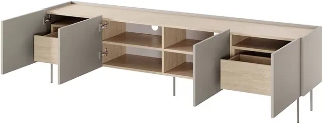 Szafka RTV Desin 220 cm z 2 szufladami