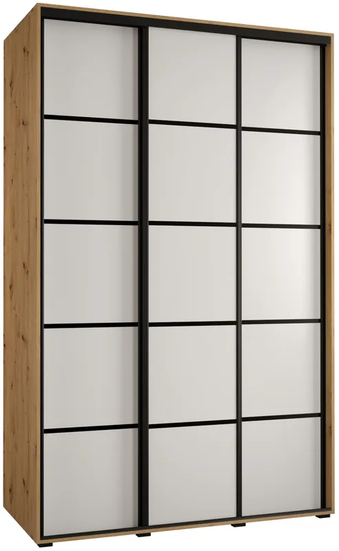 Šatní skříň s posuvnými dveřmi Davos 4 160 cm 60 cm hloubky