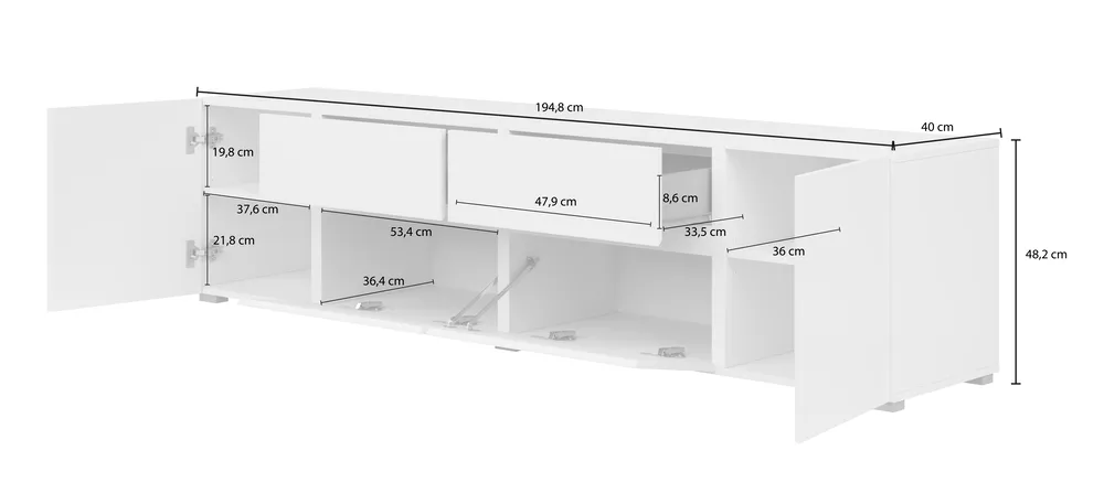 Szafka RTV Asymetric