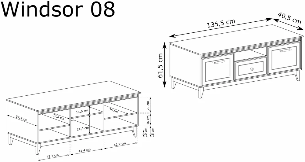 TV stolík Windsor