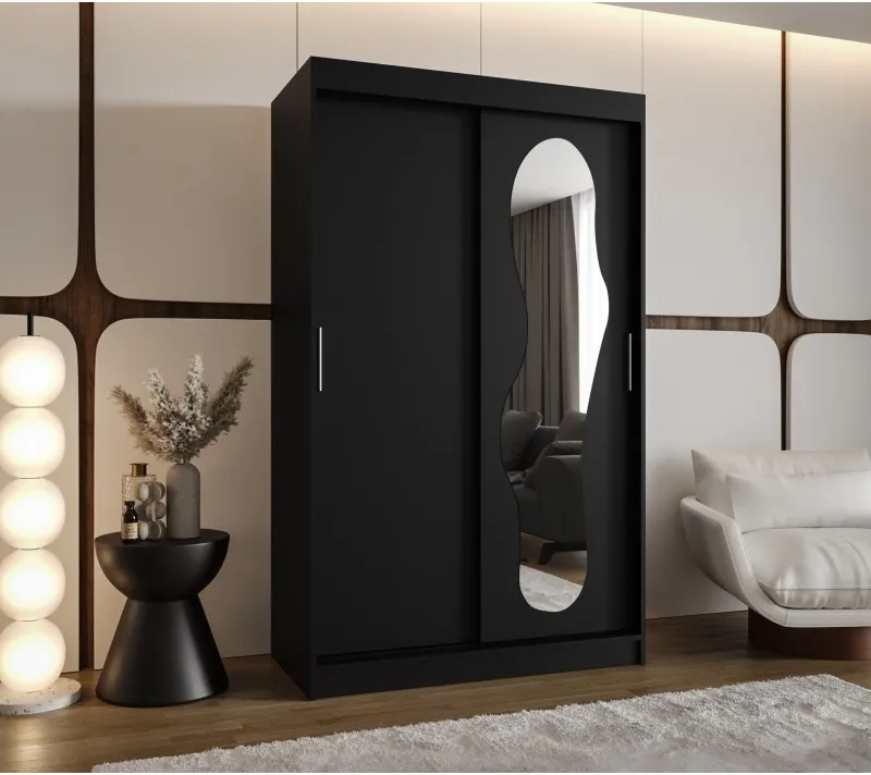 Šatní skříň s posuvnými dveřmi Ultra 120 cm