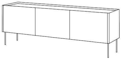 TV stolík Desin 170 cm