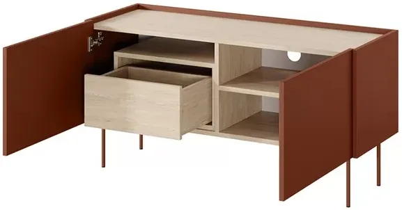 TV stolík Desin 120 cm so zásuvkou