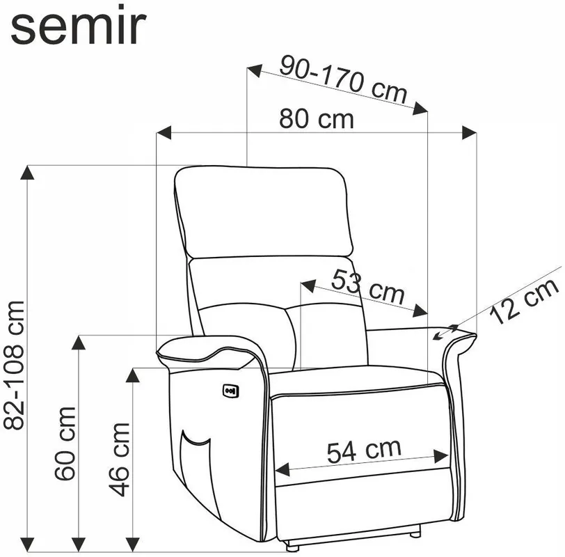 Křeslo Semir 2