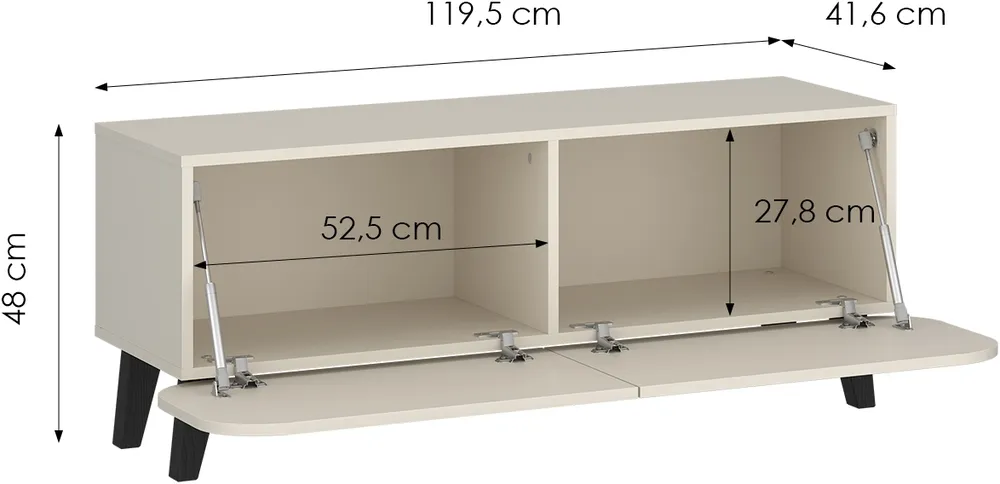 Szafka RTV Smooth Edge
