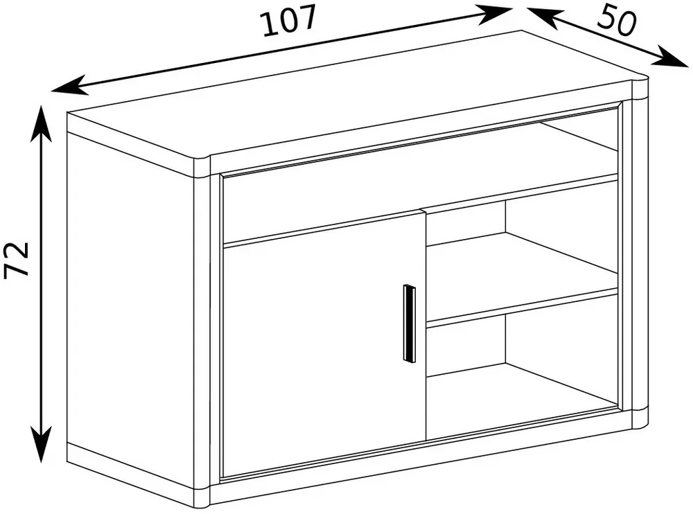 TV stolík Dallas