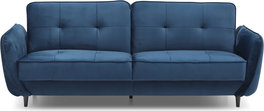 Sofa Bellis z funkcją spania typu click-clack i pojemnikiem na pościel 