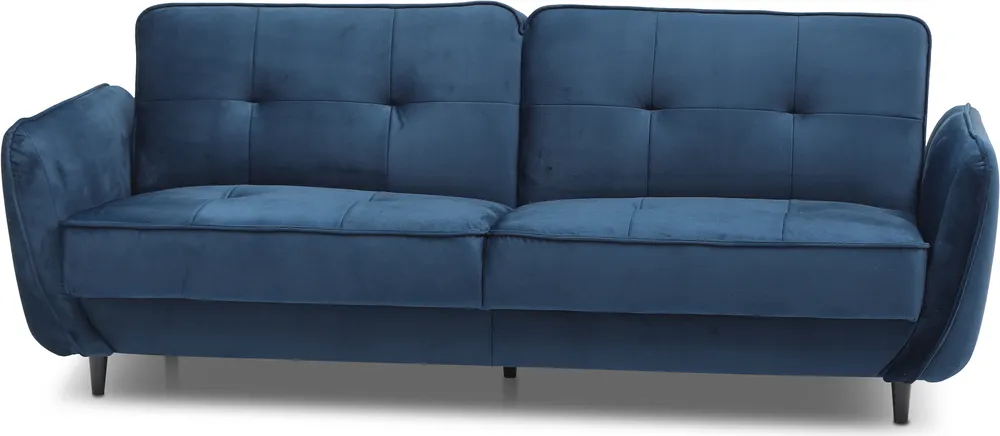 Sofa Bellis z funkcją spania typu click-clack i pojemnikiem na pościel 