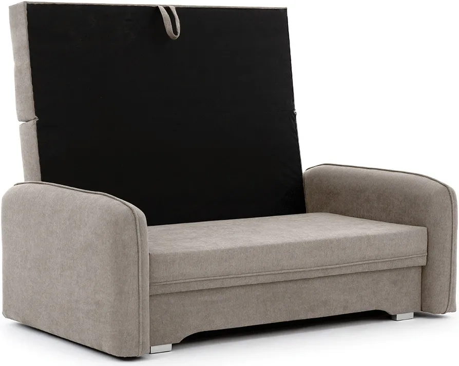 Sofa 3-osobowa Laine z funkcją spania typu DL i pojemnikiem na pościel