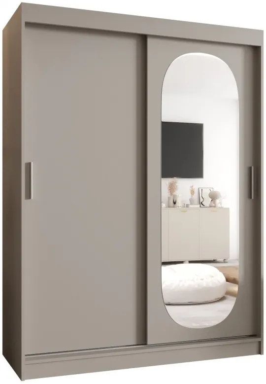 Skriňa s posuvnými dverami so zrkadlom Royal 150 cm
