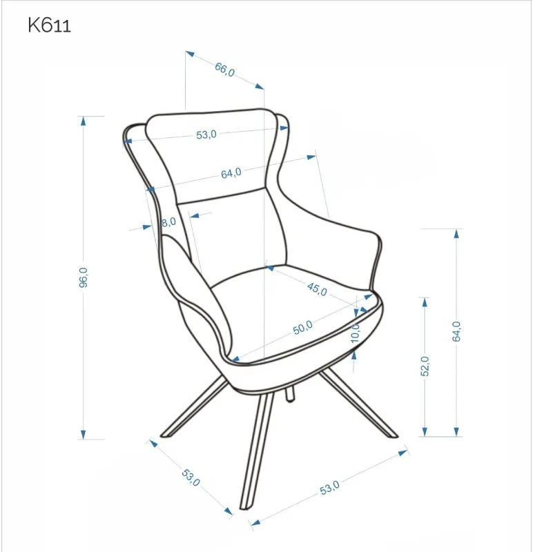 Otočná židle K611