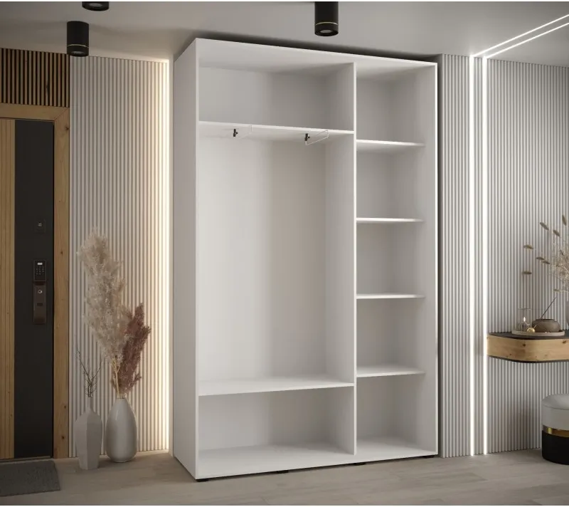 Šatní skříň s posuvnými dveřmi Davos 1 150, hloubka 45 cm
