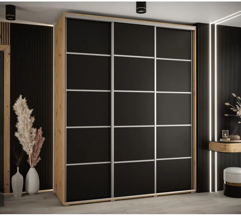 Skriňa s posuvnými dverami Davos 4 200 cm 60 cm