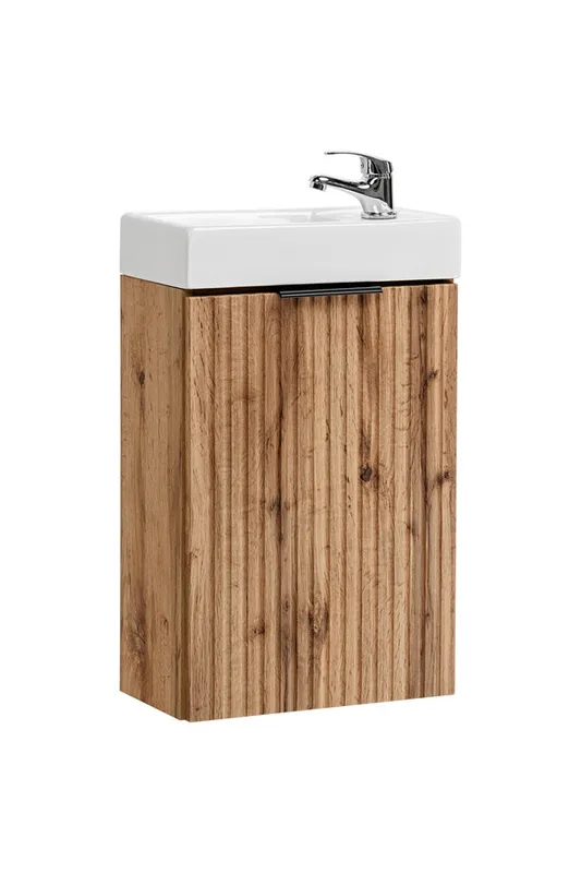 Kúpeľňová nábytková zostava Adel Oak 40 s umývadlom