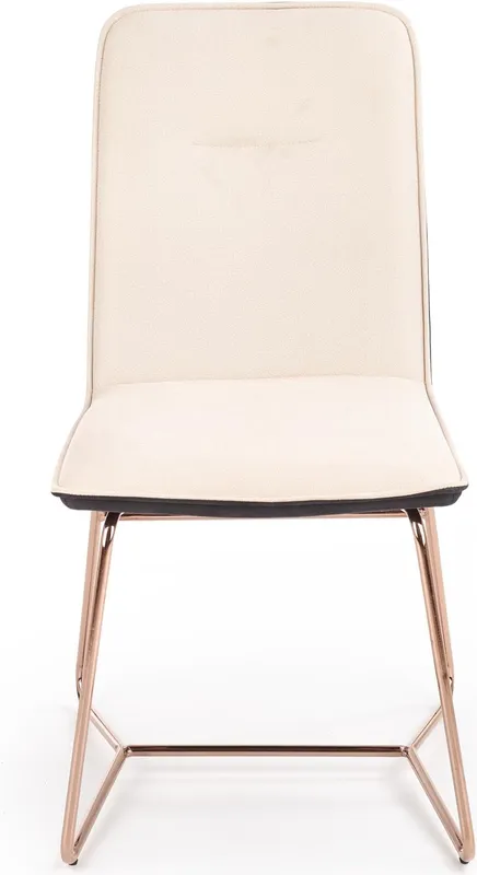Elegantní židle do jídelny na ocelových nohách K-390
