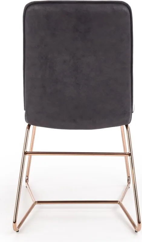 Elegantní židle do jídelny na ocelových nohách K-390